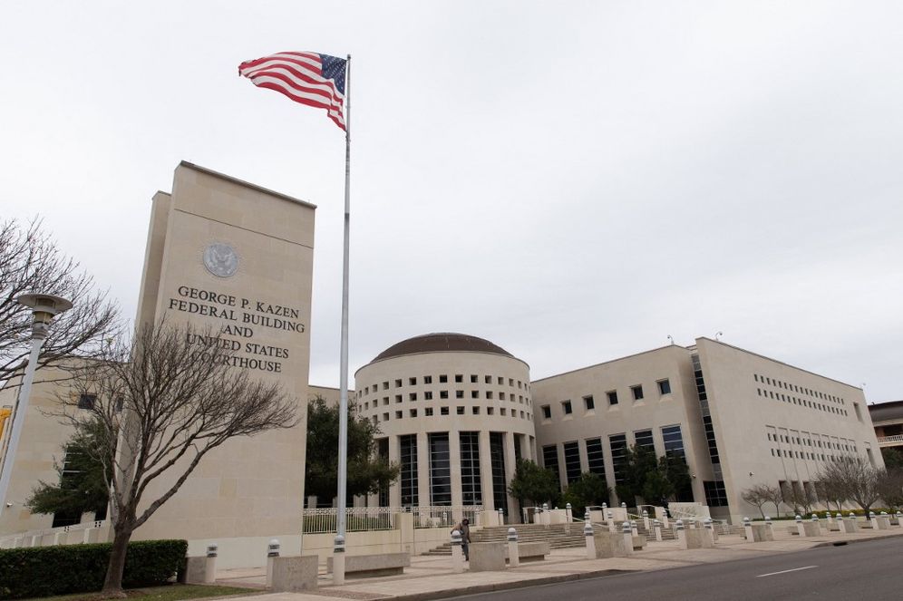The George P. Kazen Federal Building and United States Courthouse, in Laredo, Texas, on January 14, 2019.