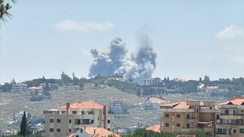 רשתות ערביות דיווחים בלבנון על תקיפה בשוכין, מרחב נבטיה
