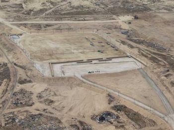 מרכז החלוקה שהוקם במרחב תל סולטאן