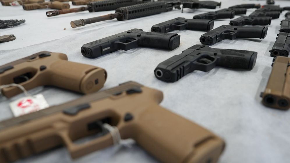 Découverte d'armes 