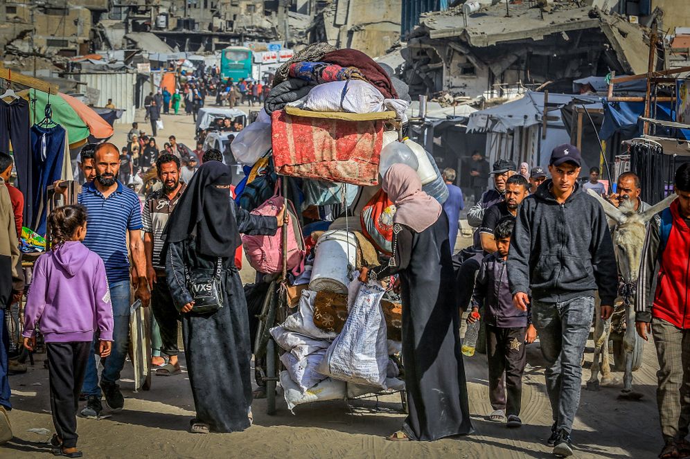 Gazans in Khan Yunis