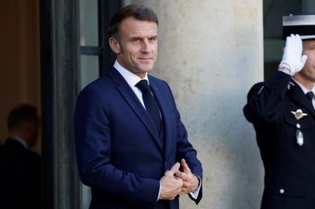 Le président Emmanuel Macron 