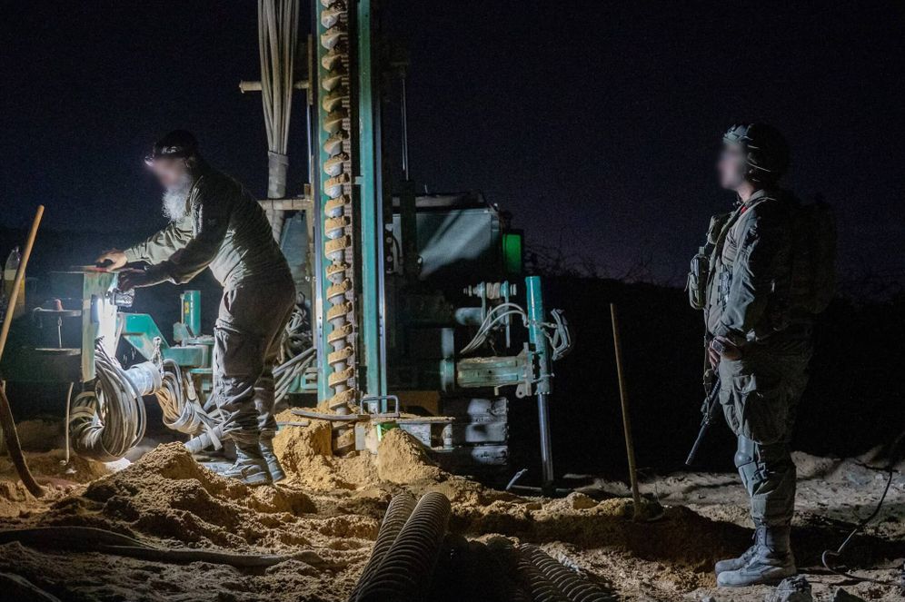 IDF Spokesperson Les forces de la 99e division mènent des opérations du génie visant à localiser des galeries souterraines dans le nord de la bande de Gaza