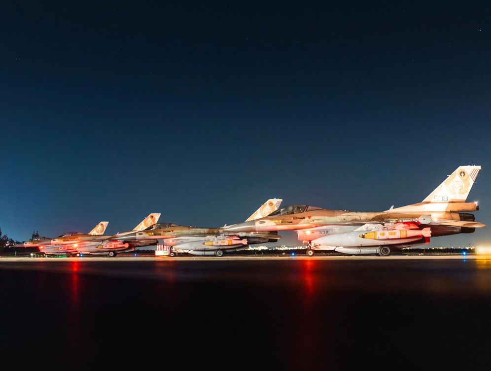 طائرات سلاح الجو الإسرائيلي استعدادا لمعركة "زئير الأسد" ضد إيران