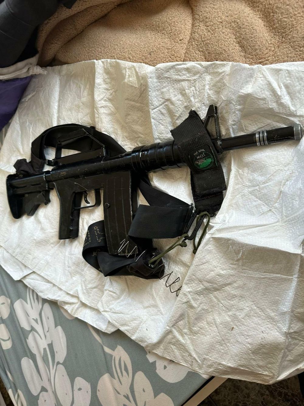 Weapon confiscated during West Bank raid on February 12.