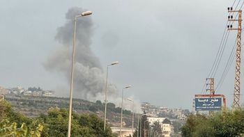 Vague de frappes israéliennes dans le sud du Liban, le 06.11.2025