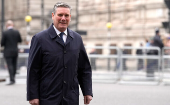 Le leader du parti travailliste britannique Keir Starmer à Londres le 29 mars 2022.