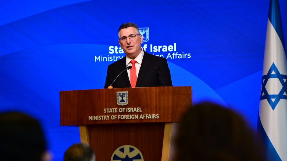 Rafi Ben Hakoon / Israel Foreign Ministry Le ministre israélien des Affaires étrangères, Gideon Sa’ar, le 08.09.2026