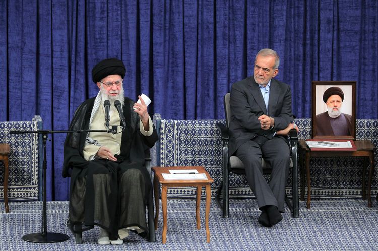 Office of the Iranian Supreme Leader via AP