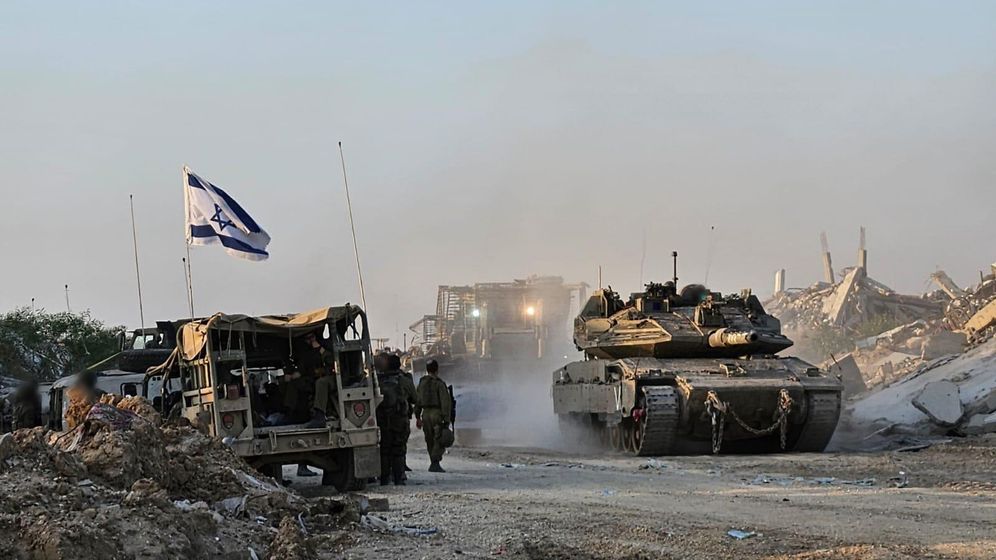 The 2nd IDF Brigade in the northern Gaza Strip