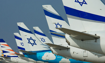 Avions de la compagnie israélienne Elal sur le tarmac de l'aéroport Ben Gourion