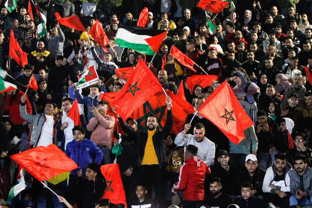 Israeli, Palestinian Fans Celebrate Morocco's World Cup Win I24NEWS