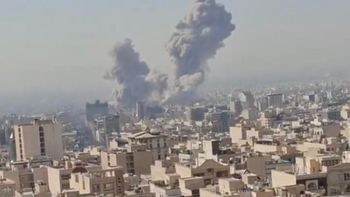 Blasts seen in Tehran on February 28