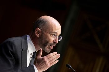 US Special Envoy for Iran Robert Malley at a hearing of the Senate Foreign Relations in Washington, DC, the United States, on May 25, 2022.
