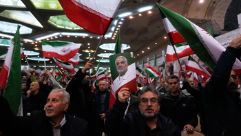Pro-IRGC demonstration in Tehran in January 2026