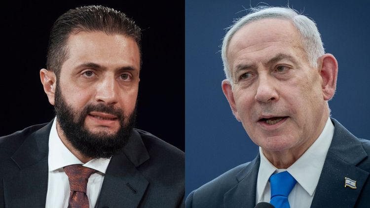 Benjamin Netanyahou et Ahmed Al-Charaa