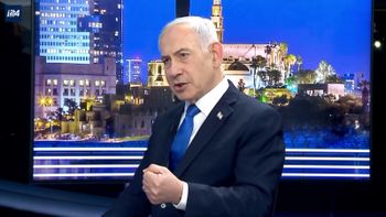 Benjamin Netanyahu at i24NEWS studios, October 20. 2026.