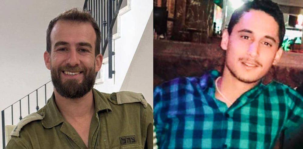 IDF Spokesperson Major (Res.) Harel Birenstock and Chief Master Sergeant (Res.) Tamir Vaknin