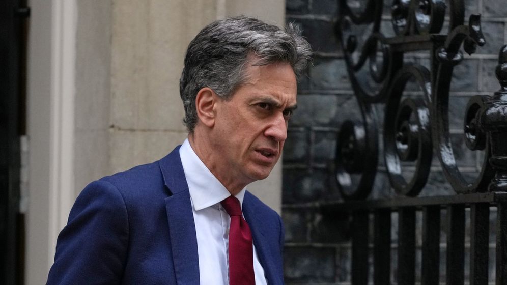 AP Photo/Alastair Grant Le ministre britannique des Affaires étrangères Ed Miliband