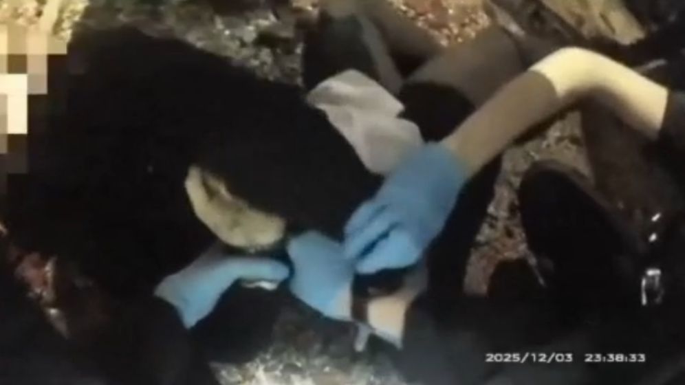 מצלמת גוף משטרת סאות'המפטון הנרי נובאק בן ה-18 נאזק על ידי שוטרים לאחר שנדקר - בריטניה סוערת בעקבות התנהלות המשטרה
