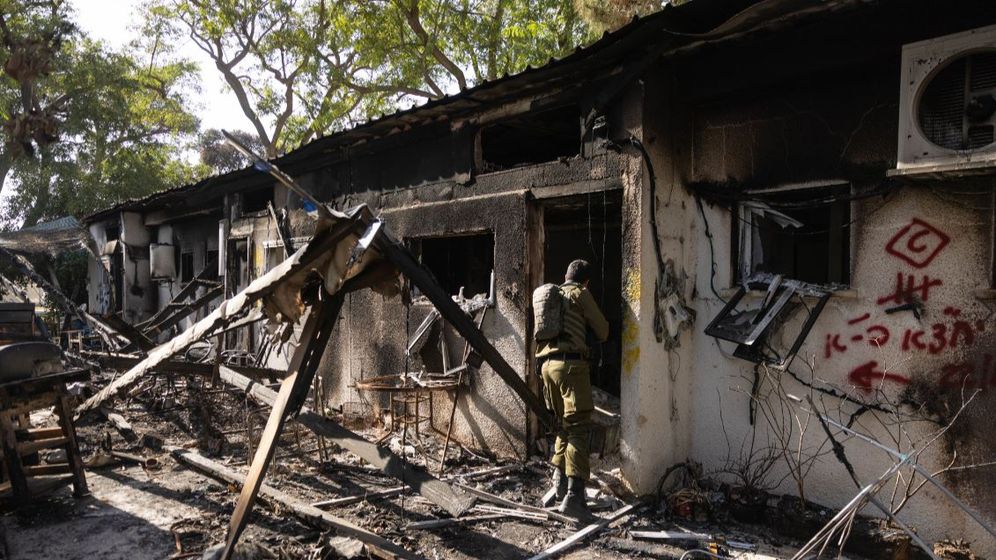 בית בניר עוז אחרי 7 באוקטובר
