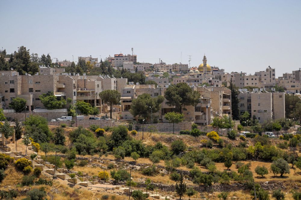 View of the Jewish settlement of Kiryat Arba, near the West Bank city of Hebron.