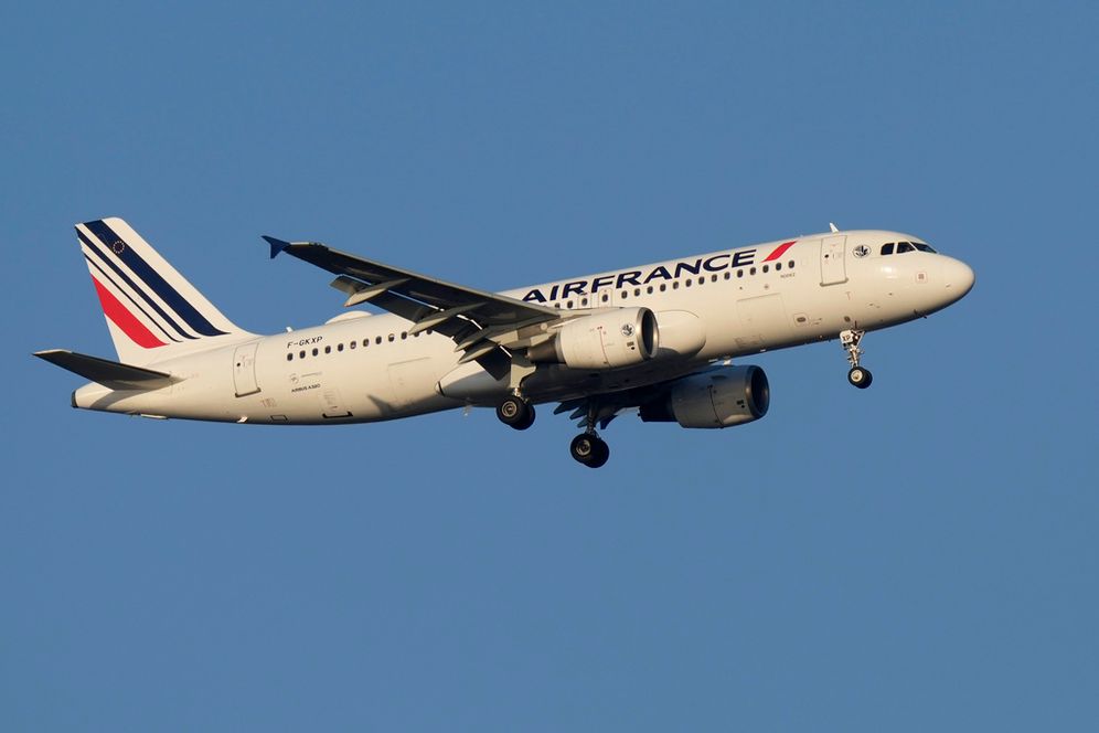 Un Airbus A320 de la compagnie Air France