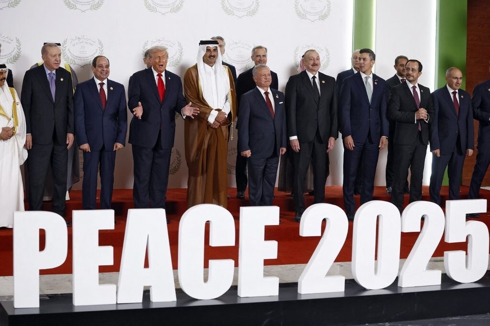 Sommet de Charm el-Cheikh en Egypte le 14 octobre 2025