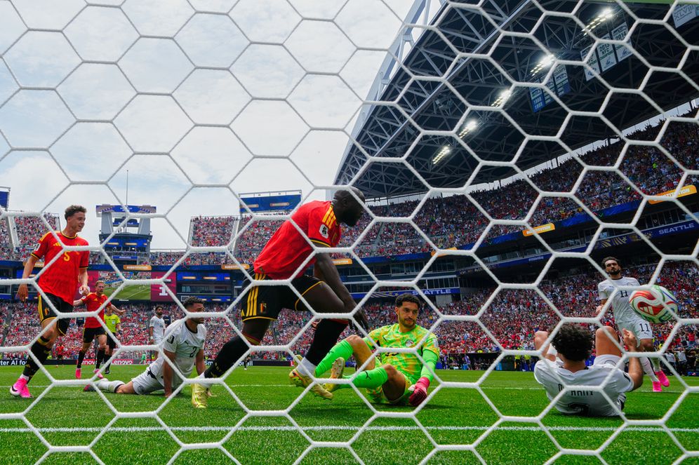 AP Photo/Manu Fernandez مباراة مصر وبلجيكا في مونديال 2026