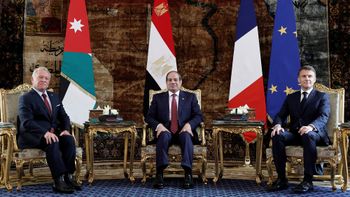 עמנואל מקרון, עבד אל פתח א סיסי, המלך עבדאללה