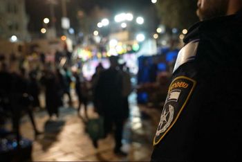 תיעוד מפעילות כוחות המשטרה בירושלים