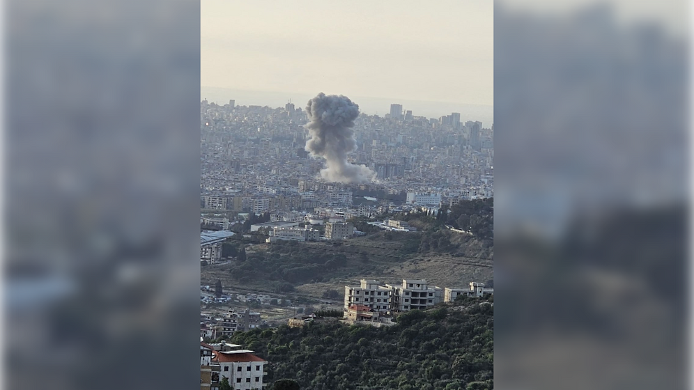 Frappe israélienne en banlieue de Beyrouth au Liban 