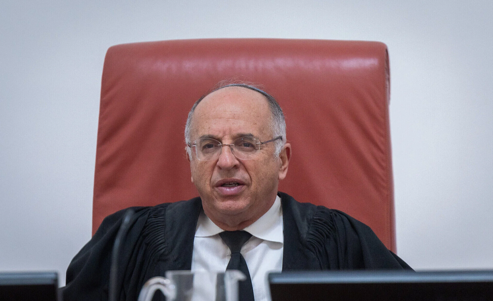 Yonatan Sindel/Flash90 Noam Solberg during a hearing on February 2, 2026.
