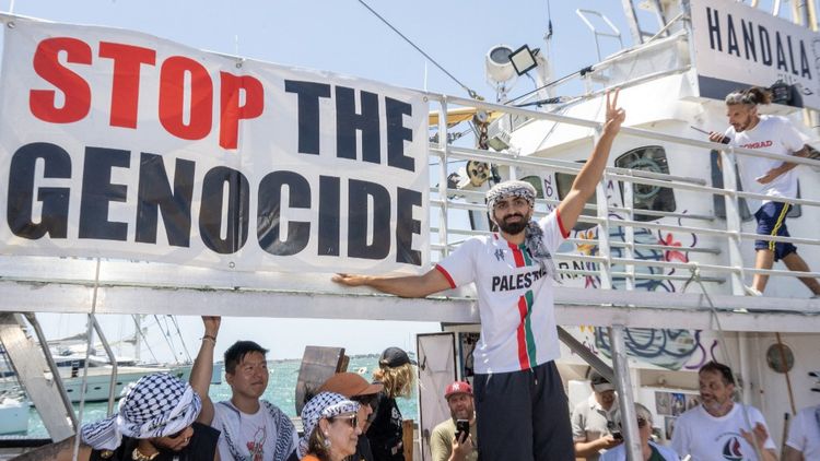 המשט לעזה "חנדלה", 13.7.25