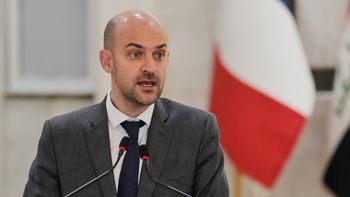 Le ministre français de l’Europe et des Affaires étrangères Jean-Noël Barrot, à Bagdad, Irak, le 05.02.2026