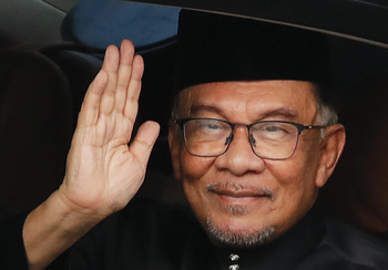 Le Premier ministre malaisien Anwar Ibrahim