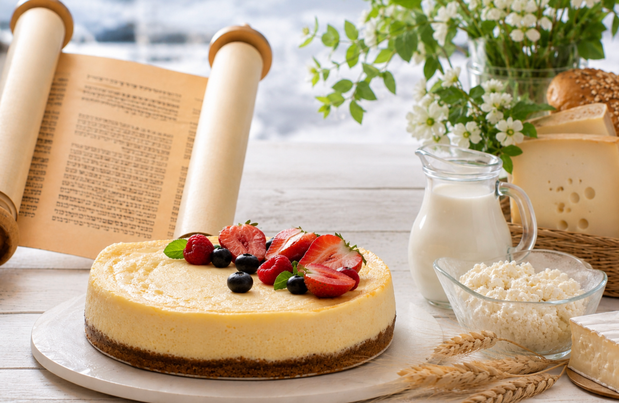Shavouot : la fête de la Torah, des moissons… et des gâteaux au fromage