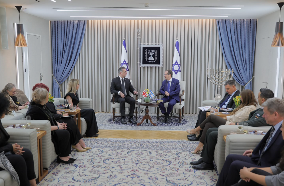 Oz Schechter President Isaac Herzog received letters of credit from six new ambassadors, including those from Germany, Chile and Honduras.