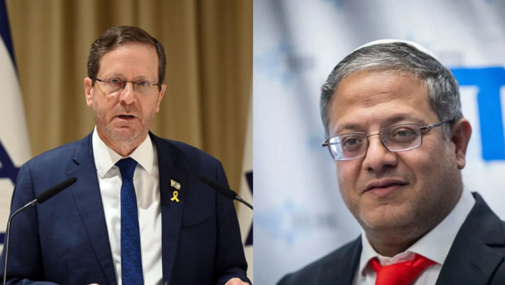 Itamar Ben Gvir estime qu’Isaac Herzog n’est « pas apte à être président »
