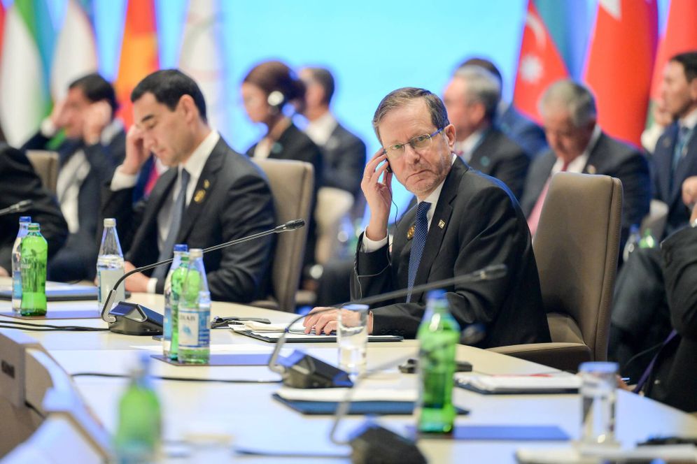 Maayan Toaf / GPO Sommet du CICA : plusieurs délégations quittent la salle pendant le discours d’Isaac Herzog