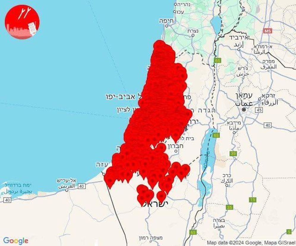 אזעקות בתקיפה האיראנית על ישראל