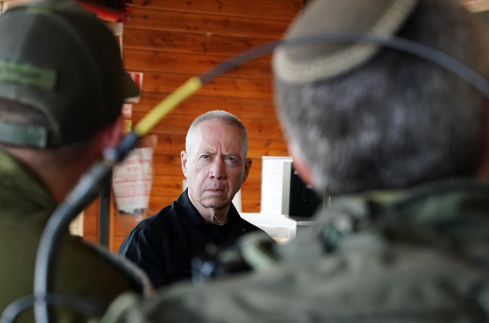 Defense Minister Yoav Galant on a situational assessment along the Israel-Syria border