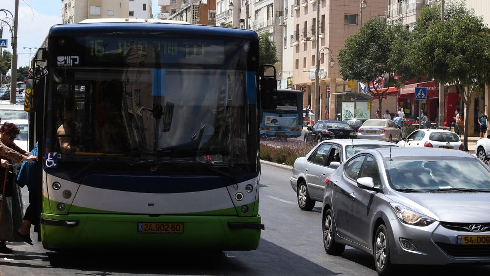 Nati Shohat/Flash90 Illustration - Un autobus en Israël