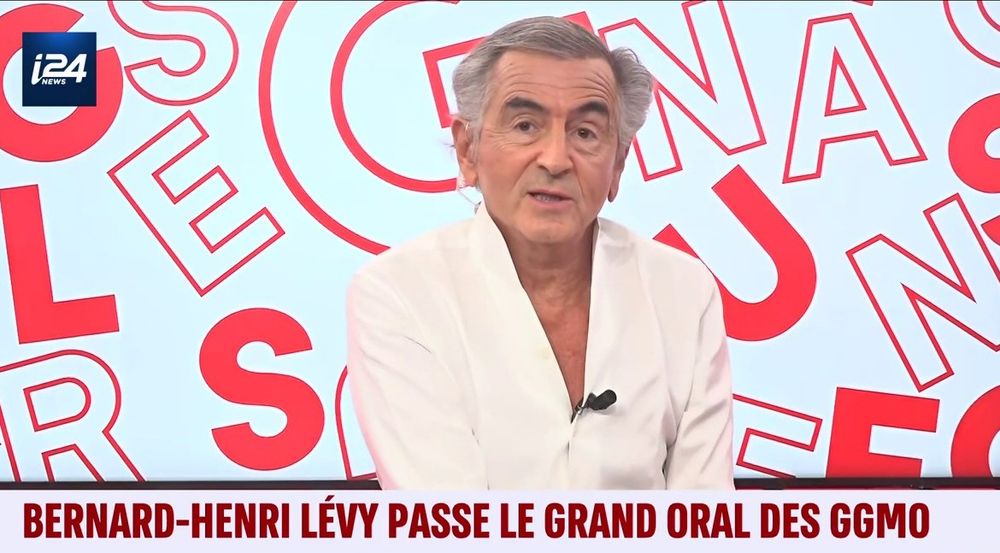 Le philosophe Bernard-Henri Lévy passe le Grand Oral avec Benjamin Petrover et les GGMO, le 27 février 2022