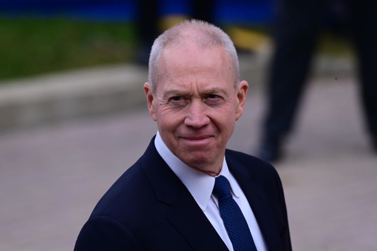 Israeli Defense Minister Yoav Gallant in Tel Aviv, Israel.