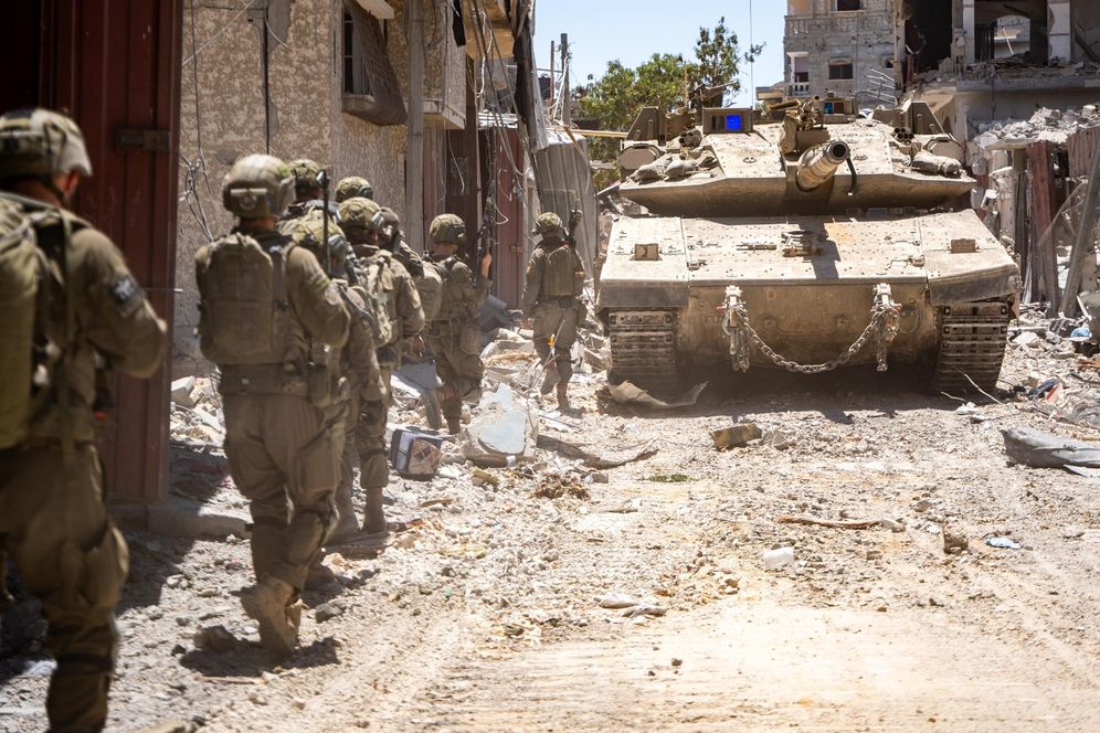 Troupes de Tsahal dans la bande de Gaza, juillet 2025