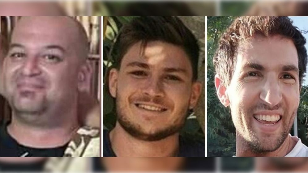 De gauche à droite : Yaïr Horn, Alexander (Sasha) Trufanov et Sagi Dekel-Hen