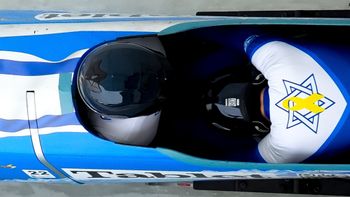 L'équipe israélienne de bobsleigh