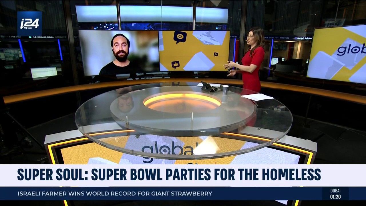 Jewish Influencer Throws Super Bowl Parties For The Homeless - I24NEWS