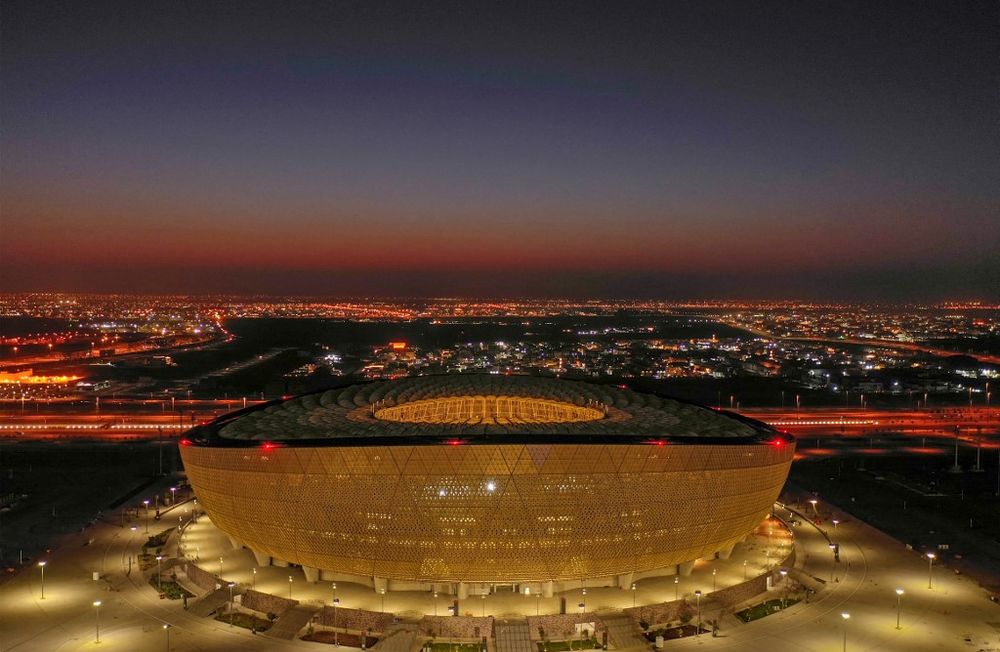 Doha, Qatar. 03rd Dec, 2022. Vista do Estádio Internacional